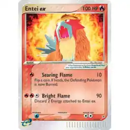 EX Team Magma vs Team Aqua - 91/95 - Entei ex (Moderately Played)