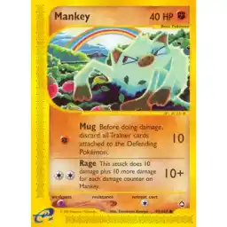 Aquapolis - 92/147 - Mankey (Moderately Played)