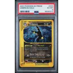[Tradable] PSA 6 Excellent - 2003 Pokemon Skyridge Umbreon Holo #H30