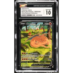 [Auksjon] CGC 10 Gem Mint - 2022 Pokemon Black Star Promo Charizard V #SWSH260