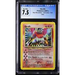 CGC 7.5 Near Mint - 2001 Pokemon Neo Revelation Ho-Oh Holo #7