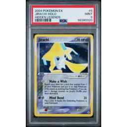 PSA 9 Mint - 2004 Pokemon EX Hidden Legends Jirachi Holo #8