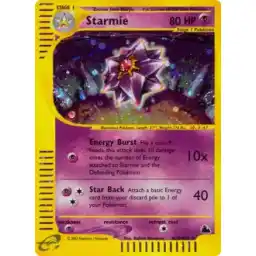 Skyridge - H28 - Starmie - Holo Rare (Lightly Played)