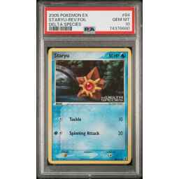 PSA 10 Gem Mint - 2005 Pokemon EX Delta Species Staryu Reverse Holo #84