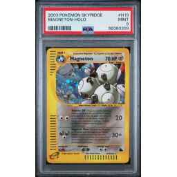 PSA 9 Mint - 2003 Pokemon Skyridge Magneton Holo #H19