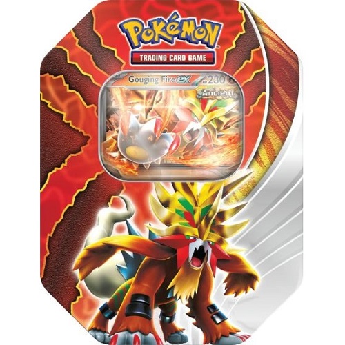 Pokemon Paradox Destinies Tin Gouging Fire ex