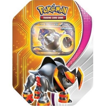 Pokemon Paradox Destinies Tin Iron Boulder ex