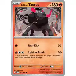 Surging Sparks - 018/191 - Paldean Tauros - Reverse Holo