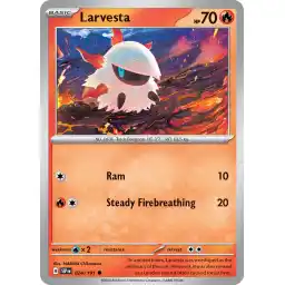 Surging Sparks - 024/191 - Larvesta - Reverse Holo
