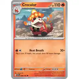 Surging Sparks - 030/191 - Crocalor - Reverse Holo