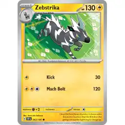 Surging Sparks - 063/191 - Zebstrika - Reverse Holo