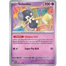 Surging Sparks - 093/191 - Indeedee - Reverse Holo