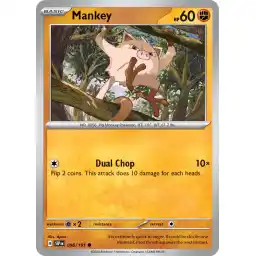 Surging Sparks - 098/191 - Mankey - Reverse Holo