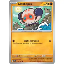 Surging Sparks - 112/191 - Clobbopus - Reverse Holo