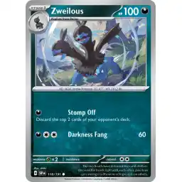 Surging Sparks - 118/191 - Zweilous - Reverse Holo