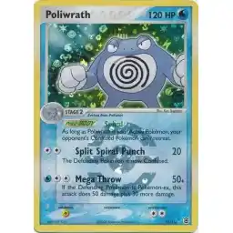 EX FireRed & Leaf Green - 11/112 - Poliwrath - Reverse Holo Rare