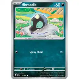 Surging Sparks - 120/191 - Shroodle - Reverse Holo