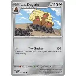 Surging Sparks - 123/191 - Alolan Dugtrio - Reverse Holo