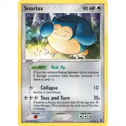 EX FireRed & Leaf Green - 15/112 - Snorlax - Holo Rare