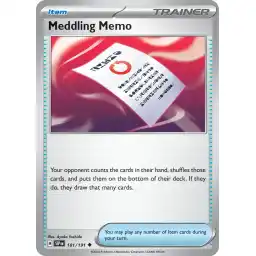 Surging Sparks - 181/191 - Meddling Memo