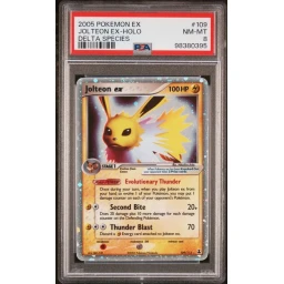 PSA 8 Near Mint - 2005 Pokemon EX Delta Species Jolteon ex #109