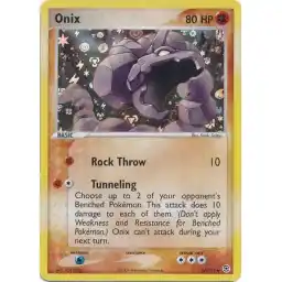 EX FireRed & Leaf Green - 42/112 - Onix - Reverse Holo (Near Mint -)