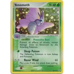 EX FireRed & Leaf Green - 49/112 - Venomoth - Reverse Holo