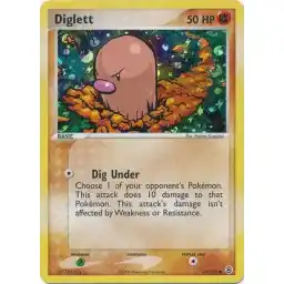 EX FireRed & Leaf Green - 61/112 - Diglett - Reverse Holo