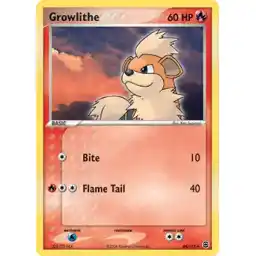 EX FireRed & Leaf Green - 64/112 - Growlithe (Lightly Played)