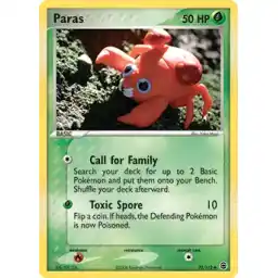 EX FireRed & Leaf Green - 72/112 - Paras