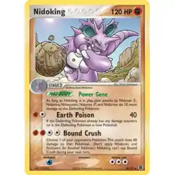 EX FireRed & Leaf Green - 8/112 - Nidoking - Holo Rare (Lightly Played)