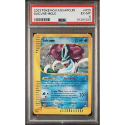PSA 6 Excellent - 2003 Pokemon Aquapolis Suicune Holo #H25