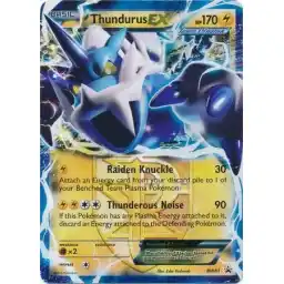 Black Star Promo - BW81 - Thundurus EX (Lightly Played)