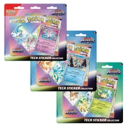 Pokemon Prismatic Evolutions Tech Sticker Collection Bundle (3 pcs)