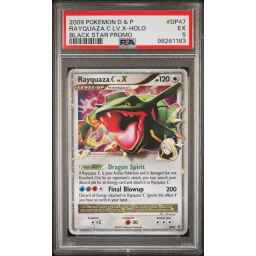 PSA 5 Excellent - 2009 Pokemon Diamond & Pearl Black Star Promo Rayquaza C Lv.X Holo #DP47