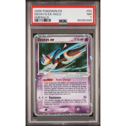 PSA 7 Near Mint - 2005 Pokemon EX Emerald Deoxys ex #93