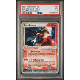 PSA 7 Near Mint - 2004 Pokemon EX Team Magma vs Team Aqua Blaziken ex Holo #89