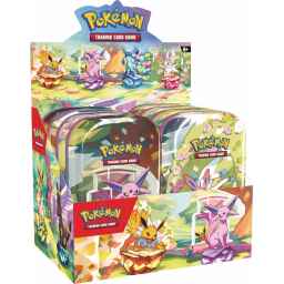 Pokemon Prismatic Evolutions Mini-Tin Display (8 tins)