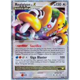 Black Star Promo - DP30 - Regigigas LV.X (Moderately Played)