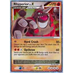 Black Star Promo - DP29 - Rhyperior LV.X (Lightly Played)