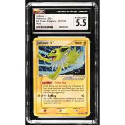 CGC 5.5 Excellent - 2007 Pokemon EX Power Keepers Jolteon Gold Star #101