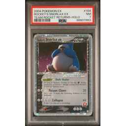 PSA 7 Near Mint - 2004 Pokemon EX Team Rocket Returns Rocket's Snorlax ex #104