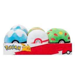 Pokemon Pokeball Plysj - 10cm