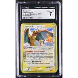 CGC 7 Near Mint - 2006 Pokemon EX Crystal Guardians Charizard Reverse Holo #4