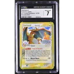 CGC 7 Near Mint - 2006 Pokemon EX Crystal Guardians Charizard Reverse Holo #4