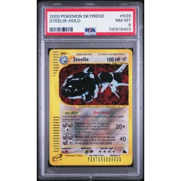 PSA 8 Near Mint - 2003 Pokemon Skyridge Steelix Holo #H29