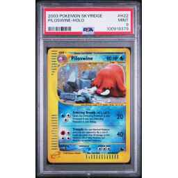 PSA 9 Mint - 2003 Pokemon Skyridge Piloswine Holo #H22
