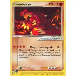 Nintendo Black Star Promo - NP02 - Groudon ex (Lightly Played)