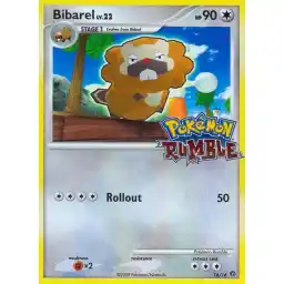 PL Rumble - 16/16 - Bibarel (Lightly Played)