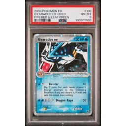 PSA 8 Near Mint - 2004 Pokemon EX Fire Red & Leaf Green Gyarados ex Holo #109